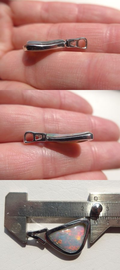 画像2: ライトニングリッジ産オパールSVペンダント