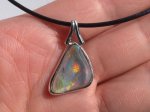 画像2: ライトニングリッジ産オパールSVペンダント (2)