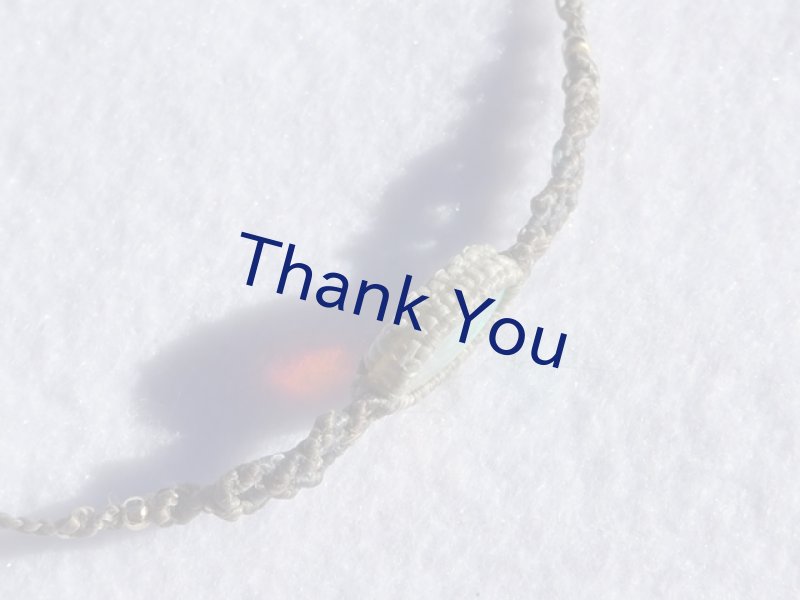 画像11: オパール マクラメ編みブレスレット (11)