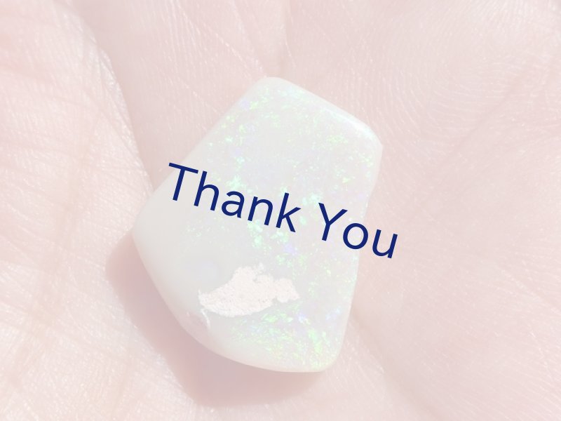 画像13: ライトニングリッジ産オパールのラブ (13)