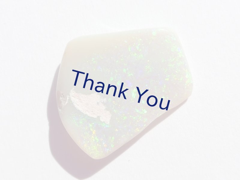 画像2: ライトニングリッジ産オパールのラブ (2)