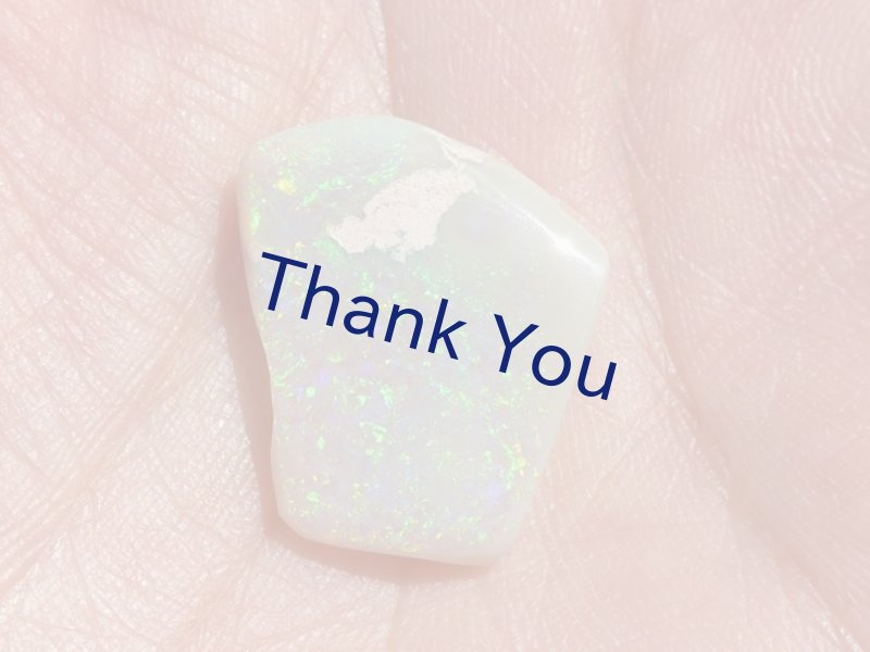 画像11: ライトニングリッジ産オパールのラブ (11)