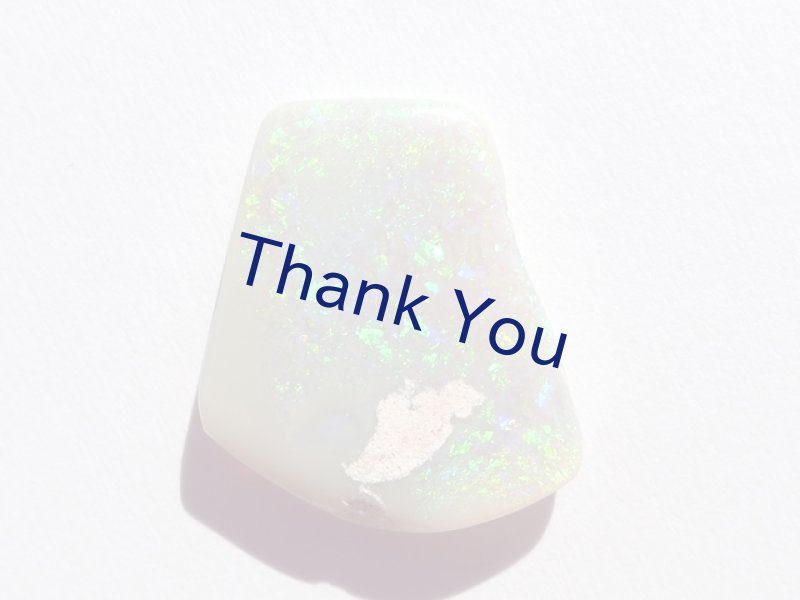 画像1: ライトニングリッジ産オパールのラブ (1)