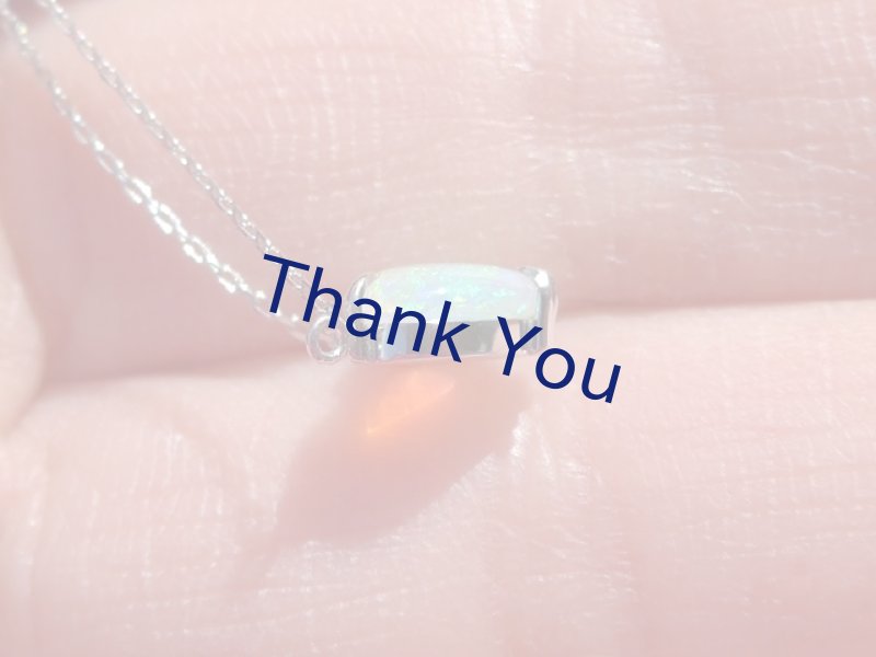 画像17: オパールPtペンダント（チェーン付き） (17)