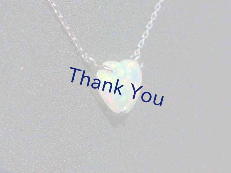 画像8: オパールPtペンダント（チェーン付き） (8)