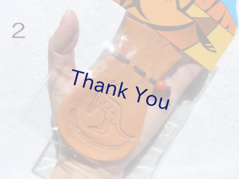 画像9: カンガルー革の巾着袋（赤）送料無料！ (9)