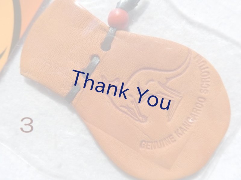 画像12: カンガルー革の巾着袋（赤）送料無料！ (12)