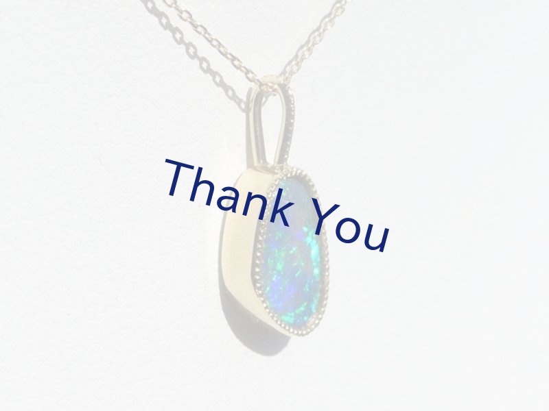 画像5: ボルダーオパールK18ペンダント (5)