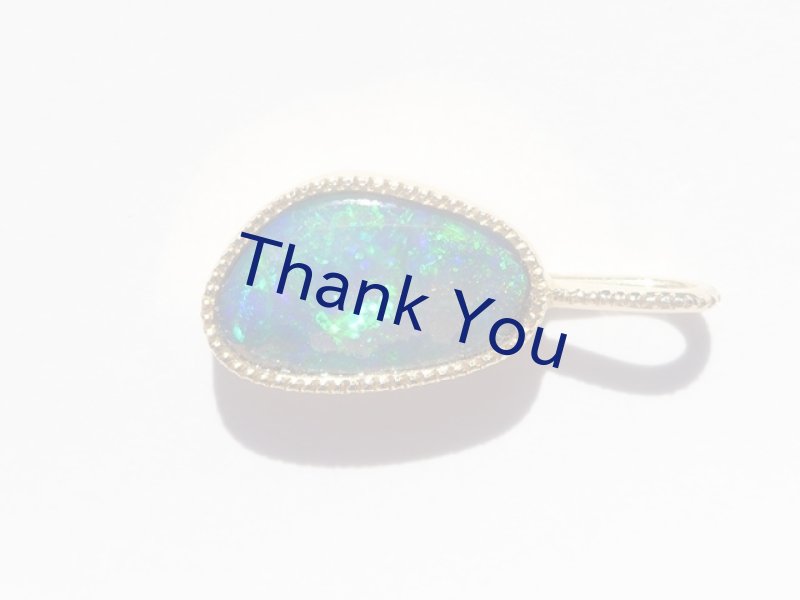 画像15: ボルダーオパールK18ペンダント (15)