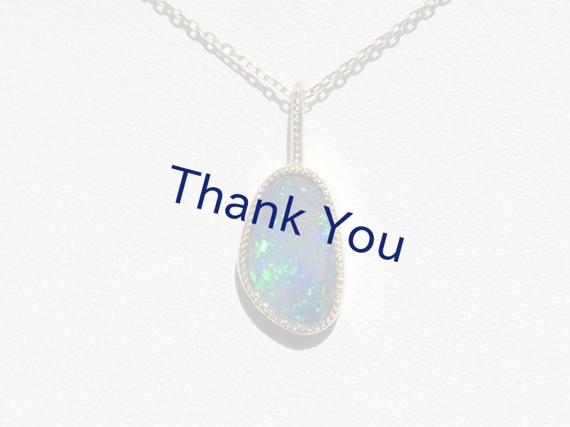 画像2: ボルダーオパールK18ペンダント (2)