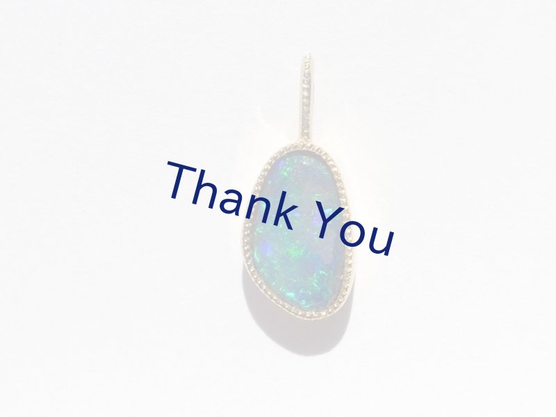 画像1: ボルダーオパールK18ペンダント (1)