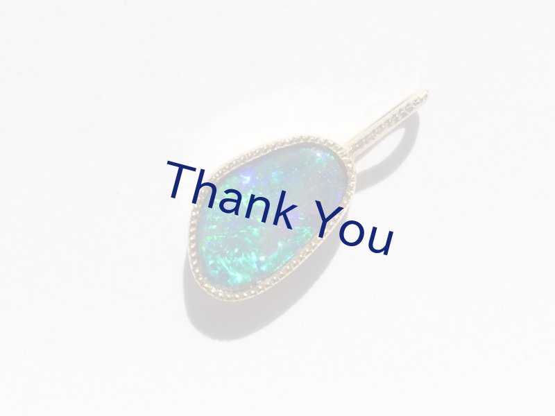 画像14: ボルダーオパールK18ペンダント (14)