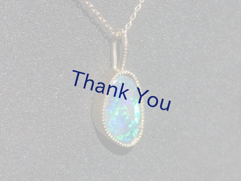 画像10: ボルダーオパールK18ペンダント (10)