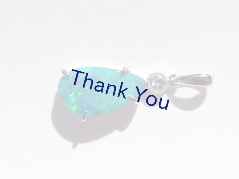 画像14: ボルダーオパールPt900ペンダントトップ (14)