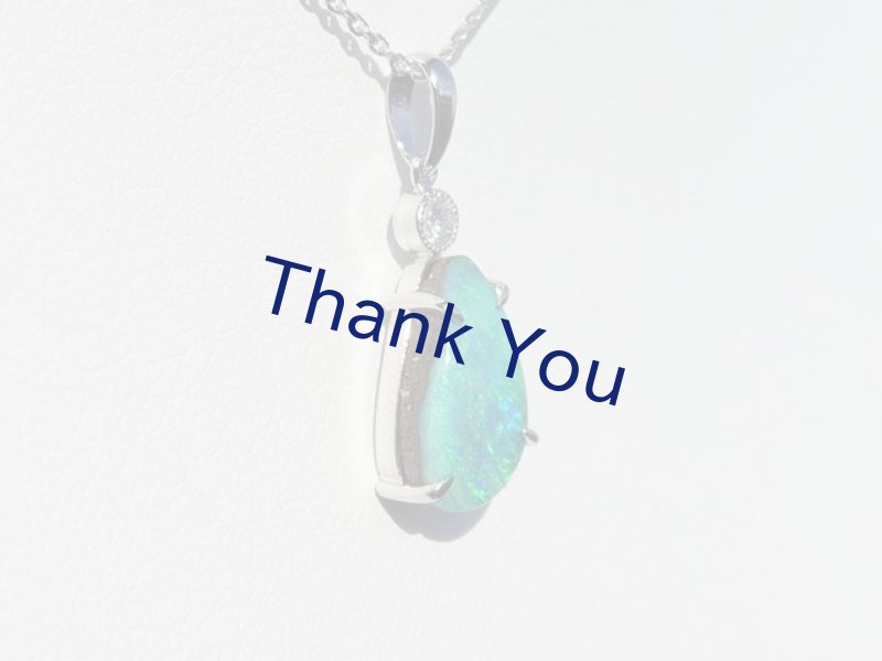 画像3: ボルダーオパールPt900ペンダントトップ (3)