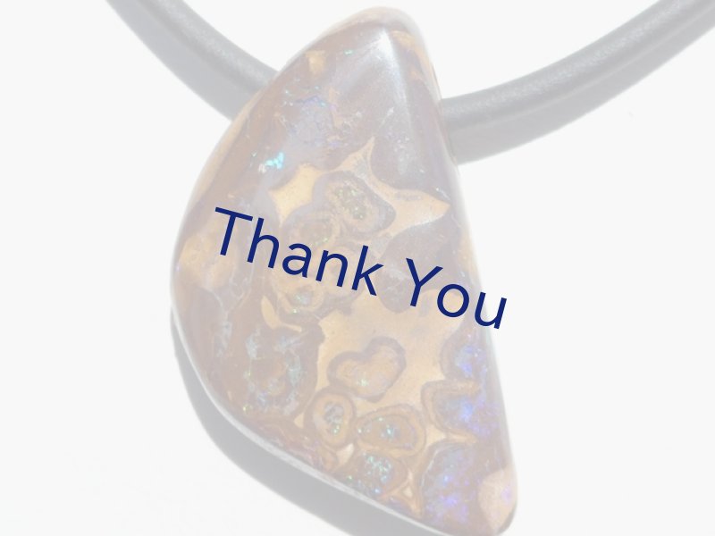 画像4: ボルダーオパールペンダント (4)