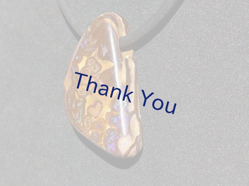 画像10: ボルダーオパールペンダント (10)