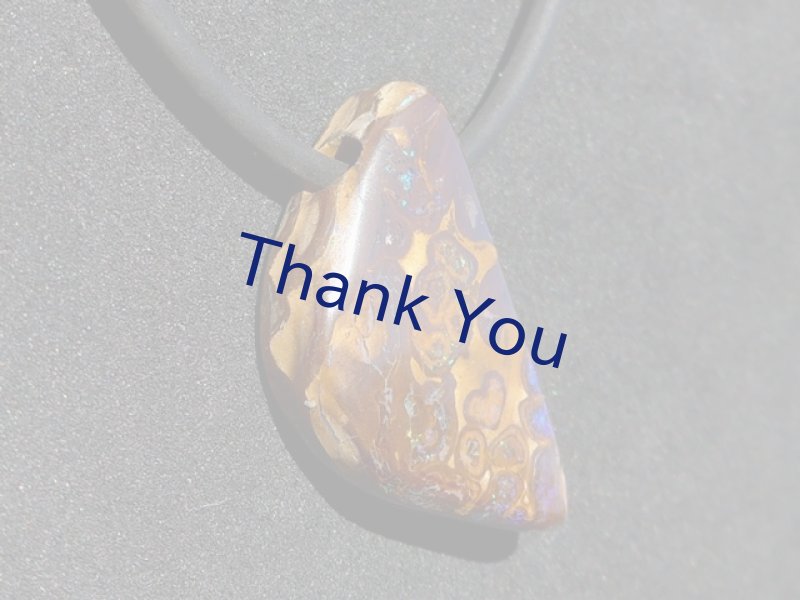 画像11: ボルダーオパールペンダント (11)