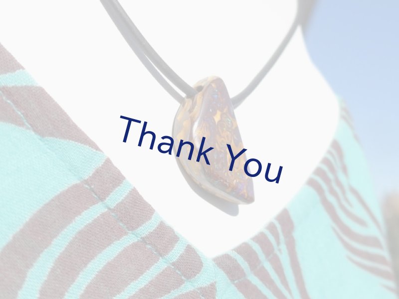 画像8: ボルダーオパールペンダント (8)