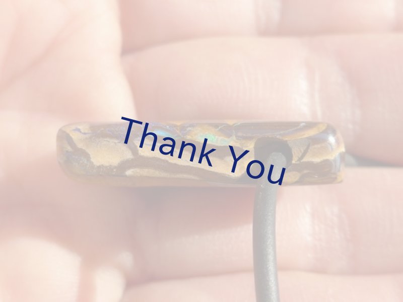 画像16: ボルダーオパールペンダント (16)