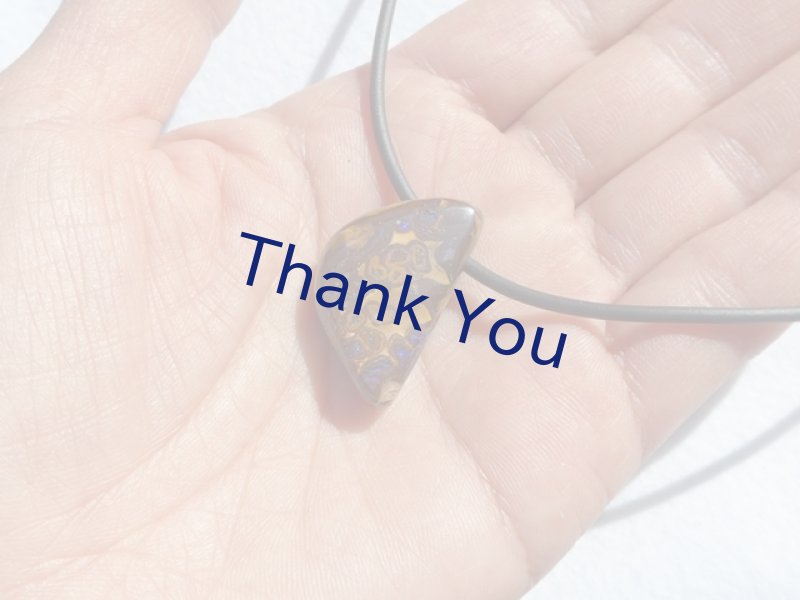 画像6: ボルダーオパールペンダント (6)