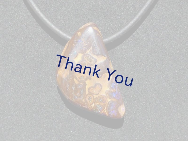 画像9: ボルダーオパールペンダント (9)