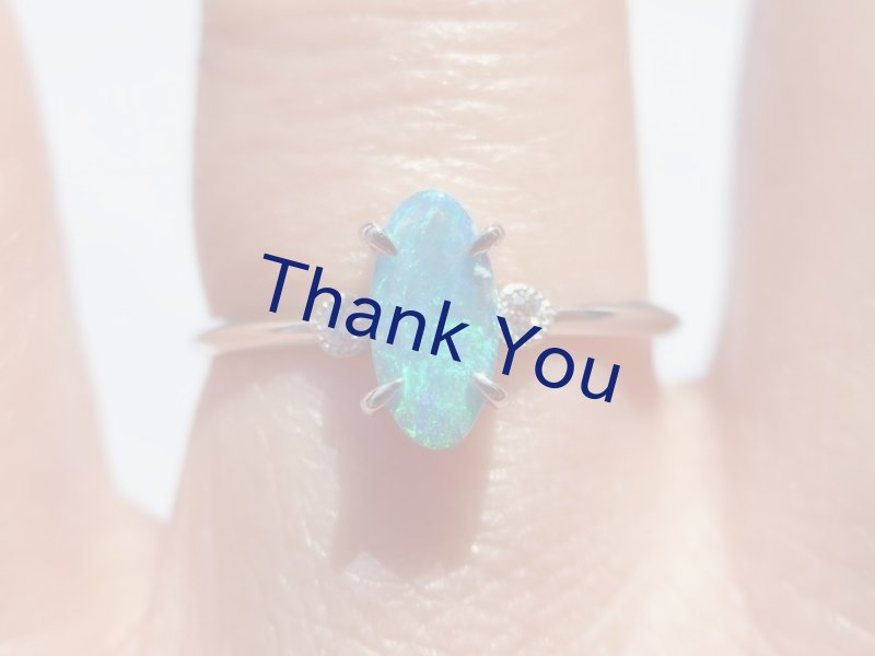 画像11: ボルダーオパールPt900リング (11)