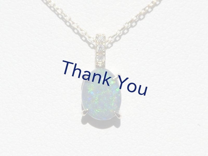 画像5: ブラックオパールK18ペンダントトップ (5)