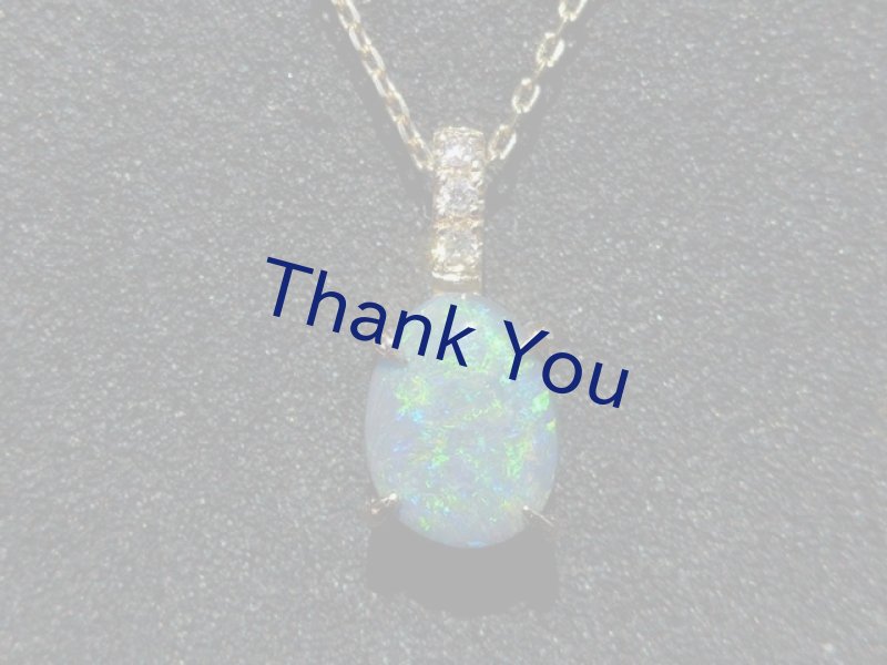 画像12: ブラックオパールK18ペンダントトップ (12)