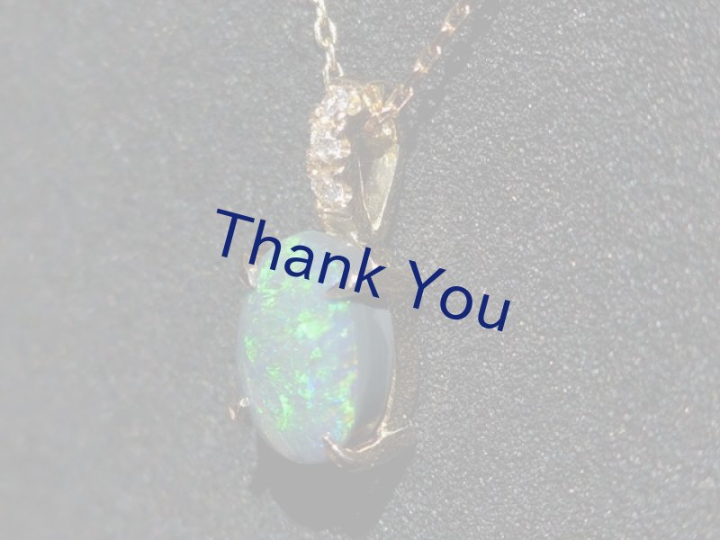 画像13: ブラックオパールK18ペンダントトップ (13)