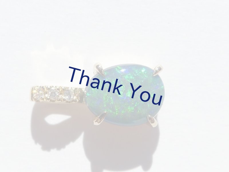 画像3: ブラックオパールK18ペンダントトップ (3)