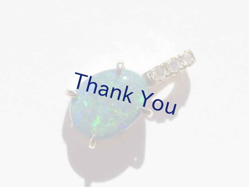 画像4: ブラックオパールK18ペンダントトップ (4)