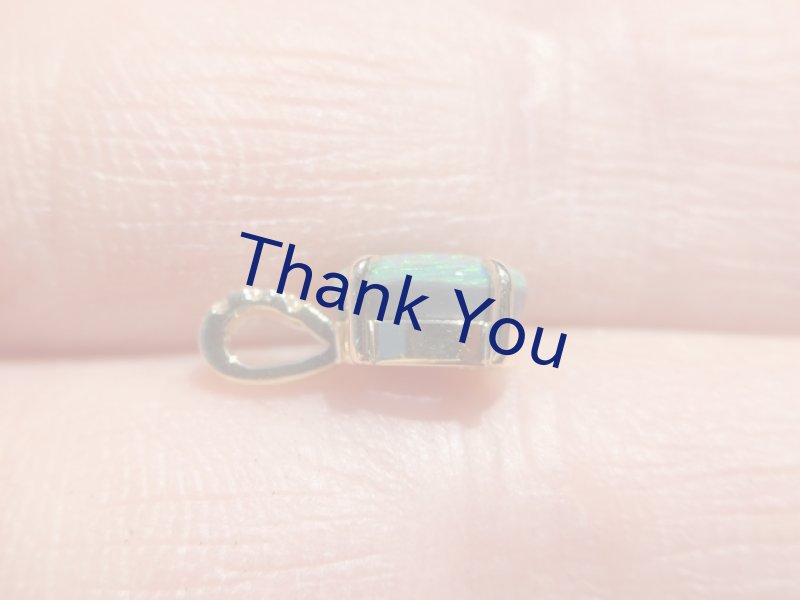 画像19: ブラックオパールK18ペンダントトップ (19)