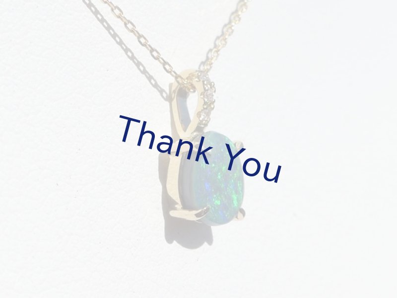 画像7: ブラックオパールK18ペンダントトップ (7)