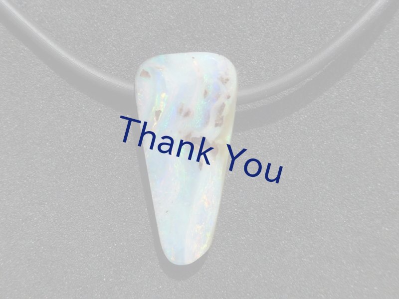 画像5: ボルダーオパールペンダント (5)