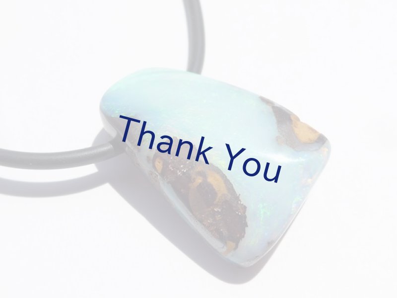 画像13: ボルダーオパールペンダント (13)