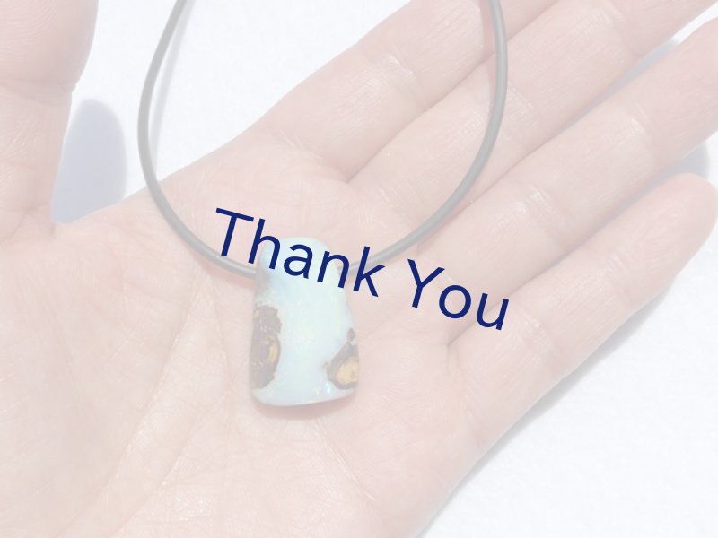 画像19: ボルダーオパールペンダント (19)