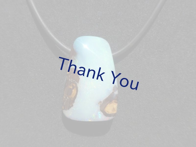 画像5: ボルダーオパールペンダント (5)