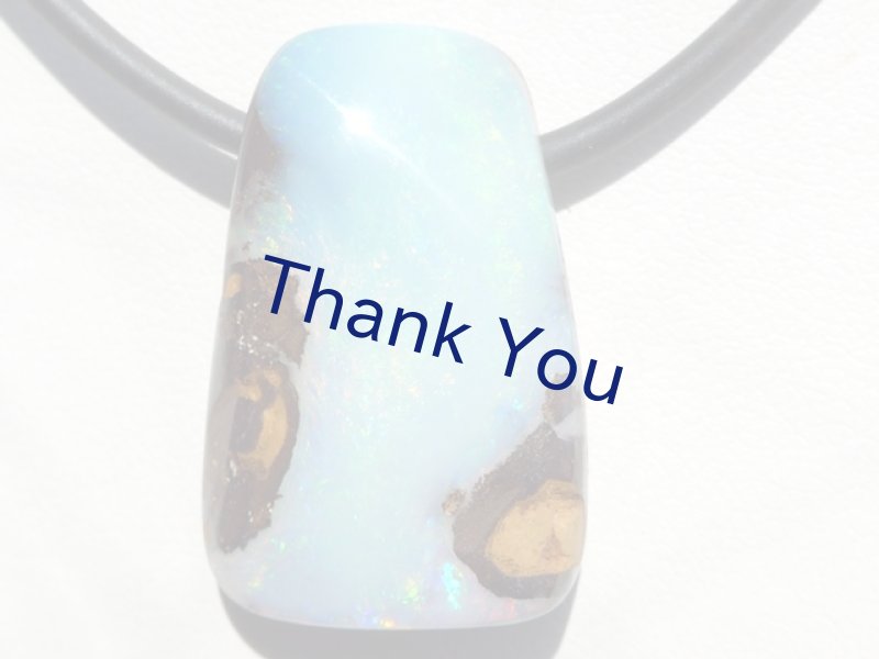 画像4: ボルダーオパールペンダント (4)