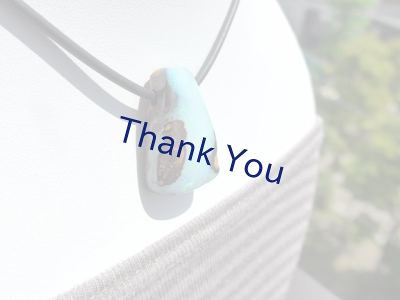 画像11: ボルダーオパールペンダント (11)