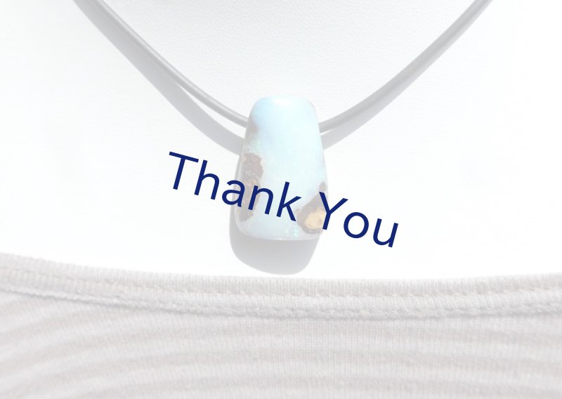 画像10: ボルダーオパールペンダント (10)