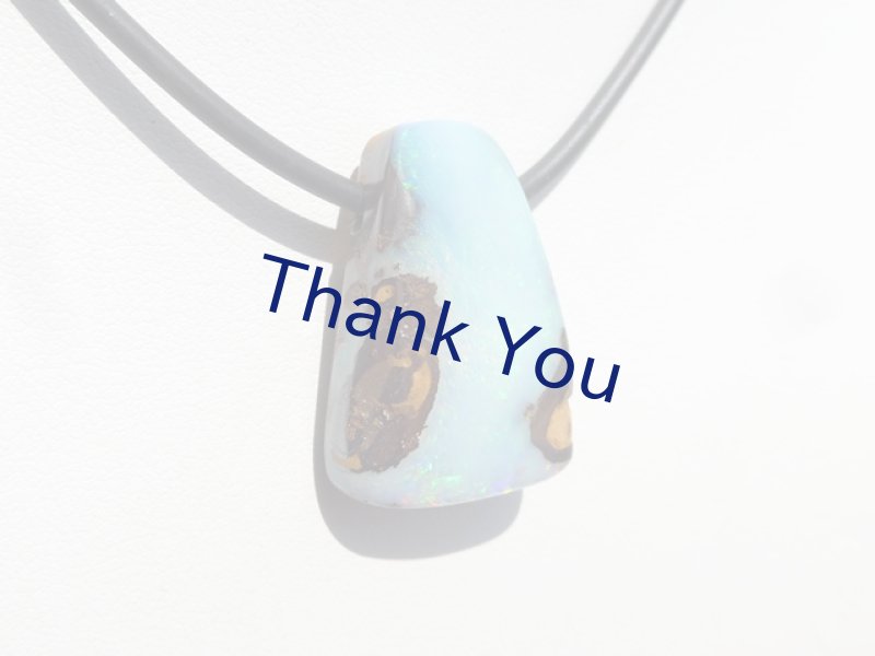 画像2: ボルダーオパールペンダント (2)