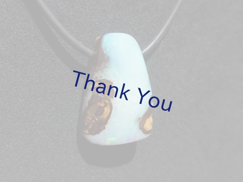 画像6: ボルダーオパールペンダント (6)