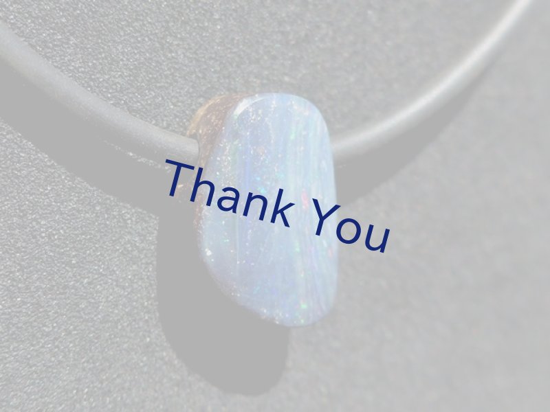 画像8: ボルダーオパールペンダント (8)