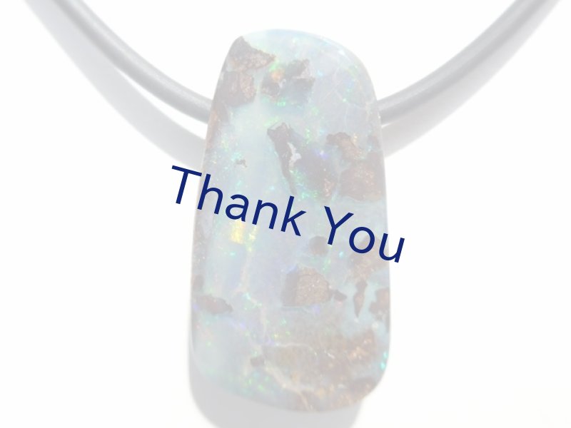 画像2: ボルダーオパールペンダント (2)