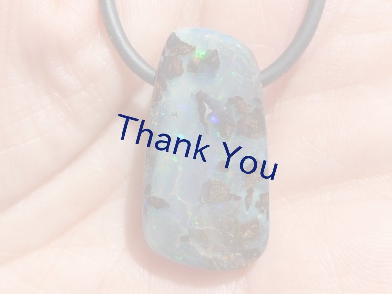 画像5: ボルダーオパールペンダント (5)