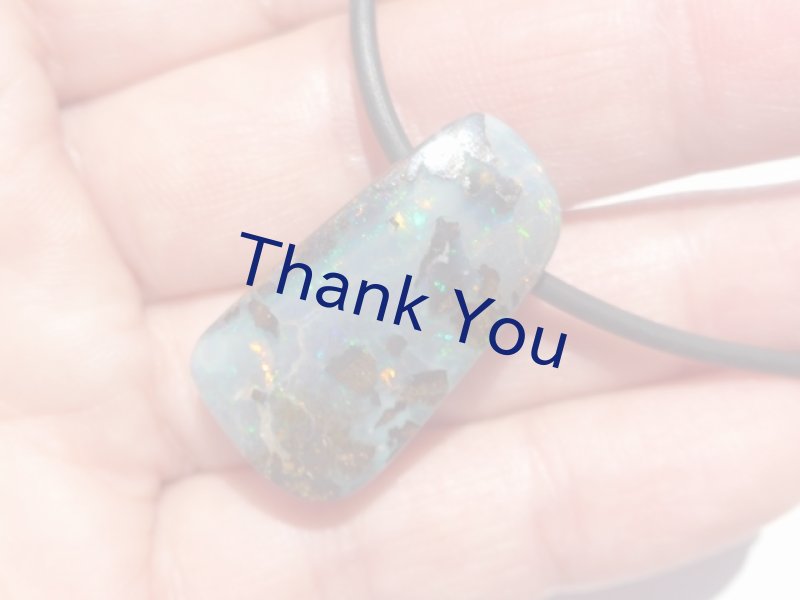 画像17: ボルダーオパールペンダント (17)