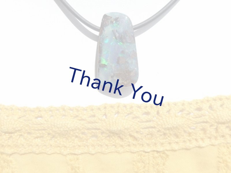 画像10: ボルダーオパールペンダント (10)