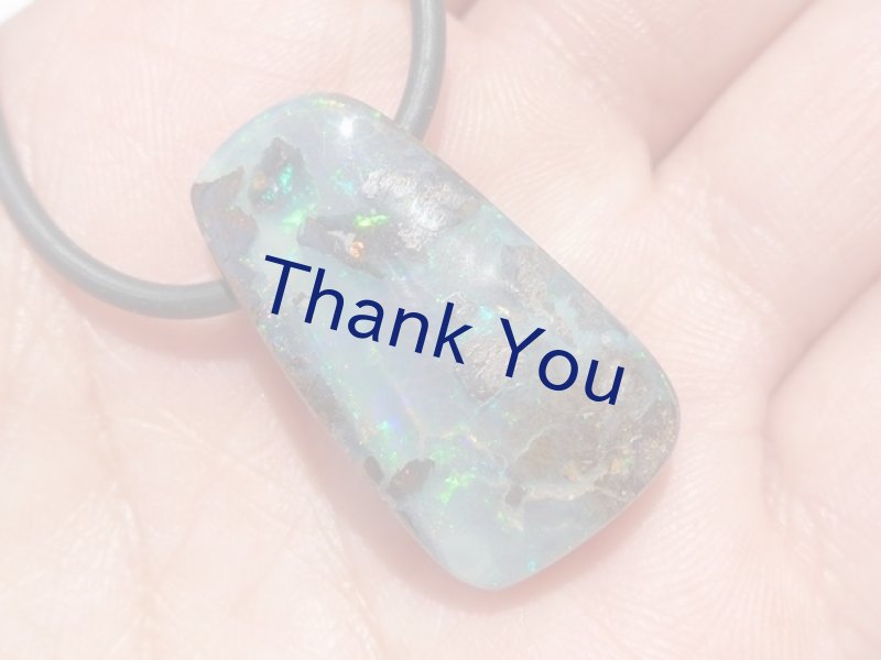 画像15: ボルダーオパールペンダント (15)