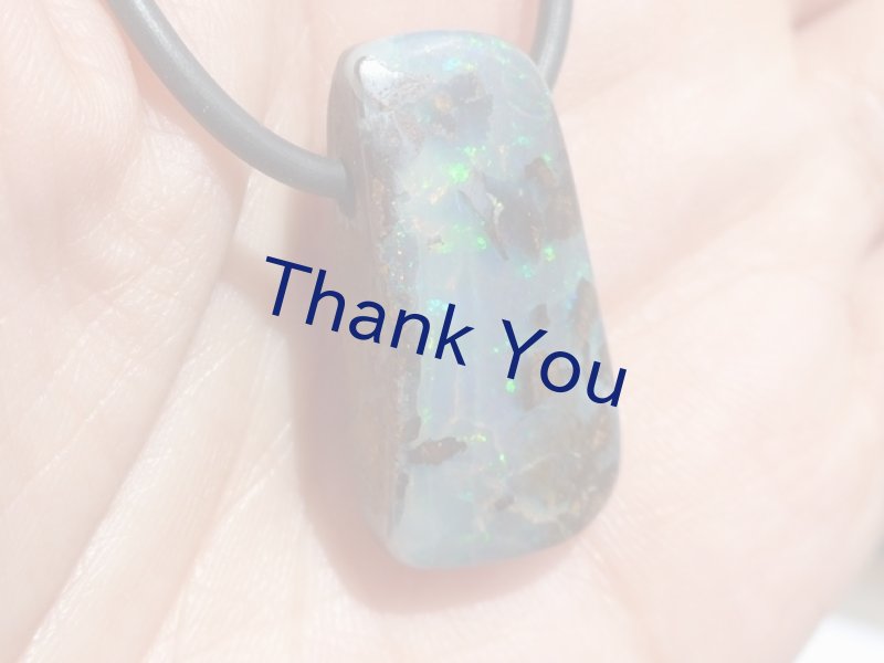 画像6: ボルダーオパールペンダント (6)